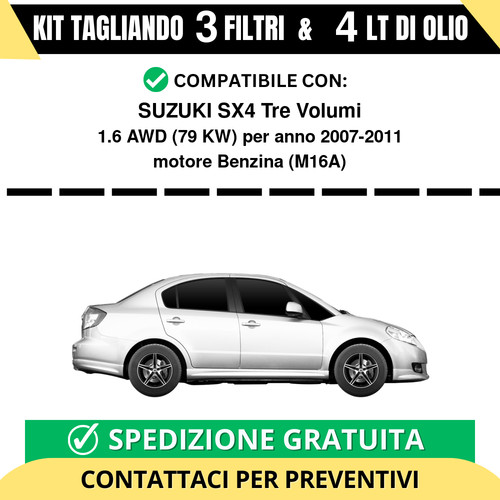 Tagliando per suzuki - per, sx4