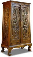Suar legno massello armadio - legno,