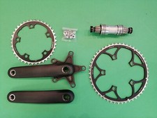 Guarnitura FSA fullcarbon crankset pedivella 172,5 teeth 38-50 bb bsa platinum. 