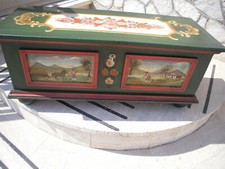 Cassapanca Tirolese dipinta