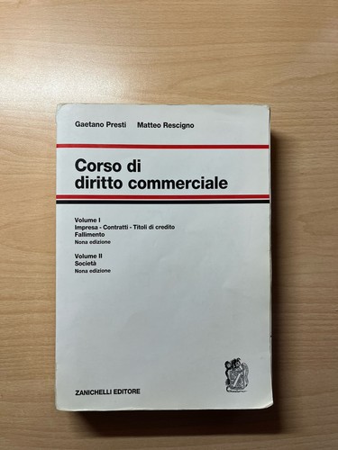 Corso diritto commerciale - di,