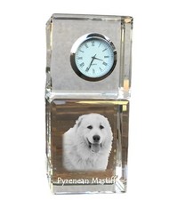 Mastino dei Pirenei cane con orologio al quarzo Art-Dog