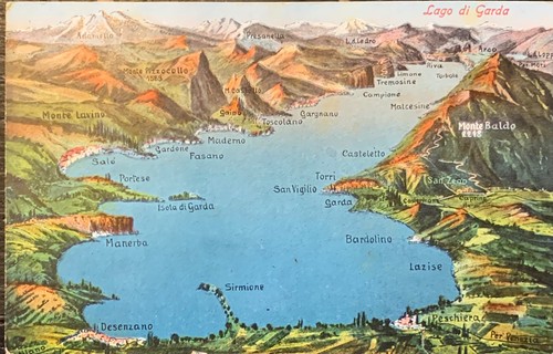 Cartolina limone sul garda - limone,