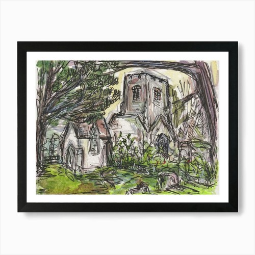 Eastwell church 9th - church,