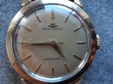MOVADO AUTOMATICO ANNI 50 . Calibro 4314 . CASSA INOX  LUNETTA ORO 18 K.