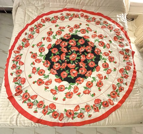 Vintage tovaglia rotonda con - tovaglia,