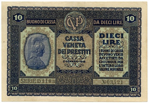 Lire cassa veneta dei - 10,