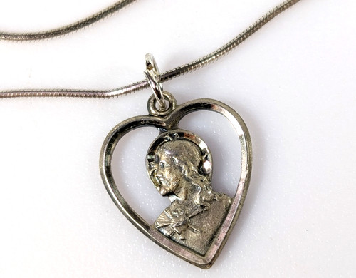 Collana vintage gesù - vintage,