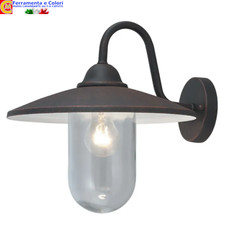Lanterna da Giardino Anticata PORTOFINO Applique Lampada Parete Muro Braccio 60W