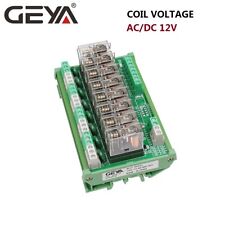 GEYA 12V AC/DC Omron modulo relè 8 canali 1NO1NC relè collegabile modulo PLC