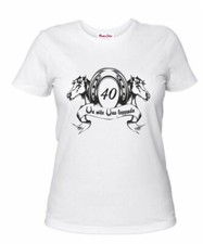 t-shirt scritta 40 anni un