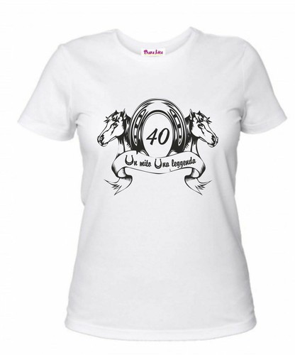 Shirt scritta anni un - anni,