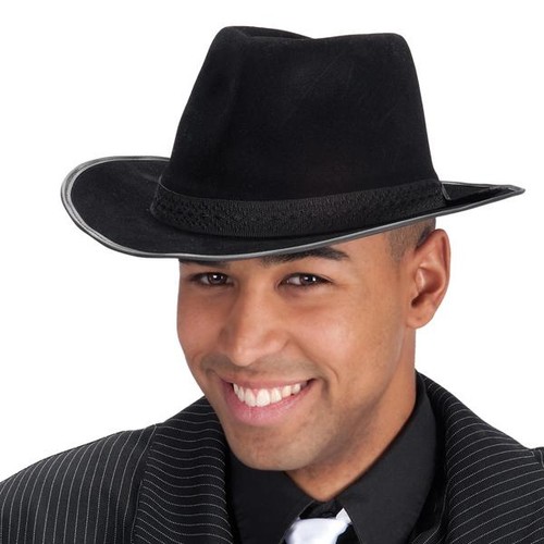 Cappello nero gangster michael - nero,