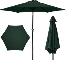 Sombrilla verde oscuro pies - sombrilla, 9