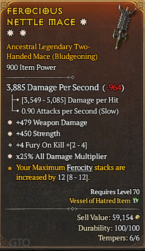 Martello diablo stagione - diablo, 4