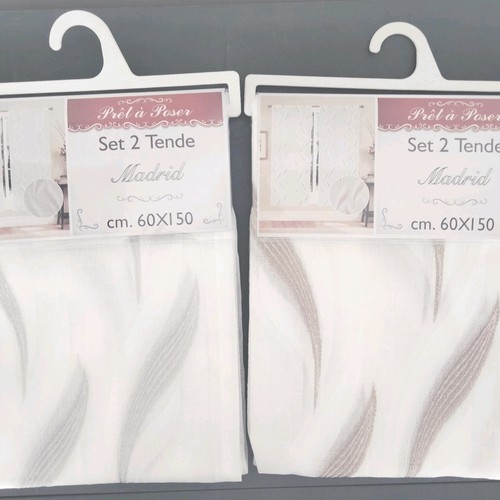 Coppia tendine vetro - tendine,