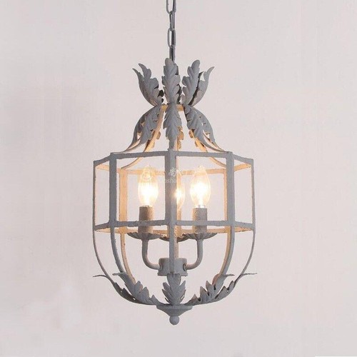Lampadario metallo stile - in,