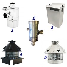 Abbattitore Fumi Stufa a Pellet Aspirafumo Camino a Legna Antifumo