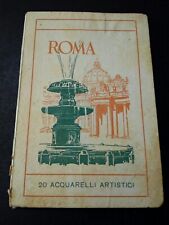  ROMA souvenir, 20  Acquarelli Artistici,ed. ASTRO,inizi '900