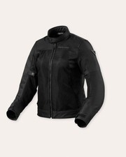 GIACCA MOTO DONNA REV'IT ECLIPSE 2 LADIES ESTIVA NERO VENTILATA PROTEZIONI REVIT