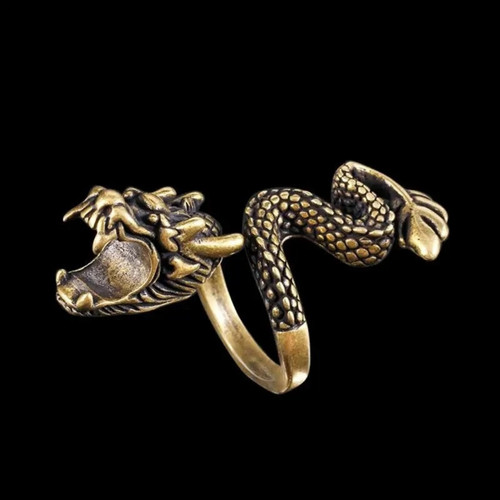 Anello drago regolabile - anello,
