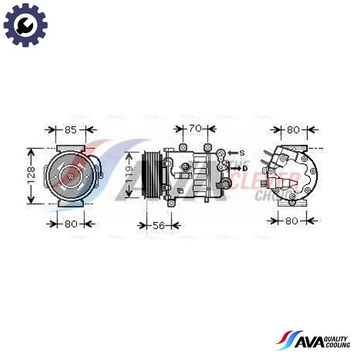 Compressor air conditioning - compressor,