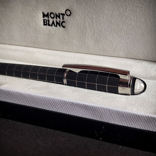Montblanc black check - black,