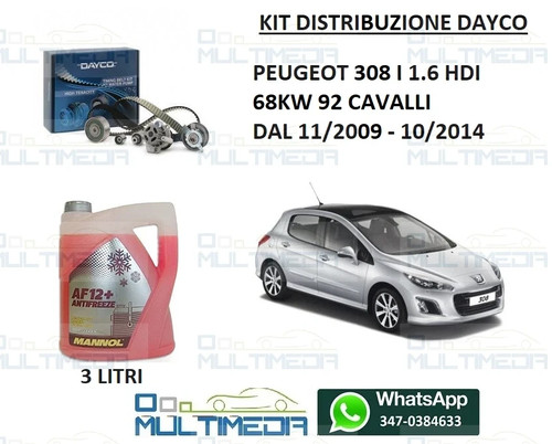 Kit distribuzione pompa - distribuzione, e