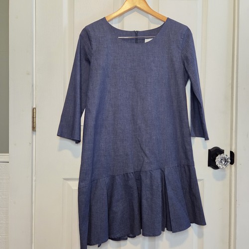 Abito chambray denim laroque - abito,