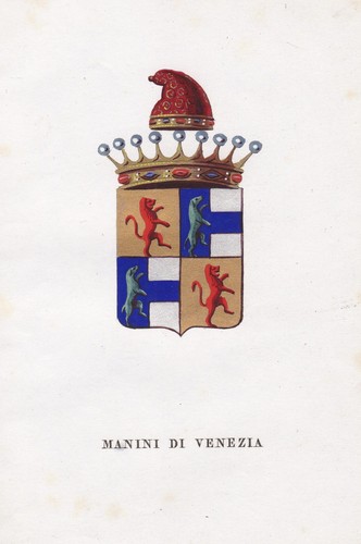 Manini venezia stemma - manini, di