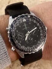 SEIKO Flightmaster 7T34-6A00 Vintage Sports 150 Chronograph Japan Watch