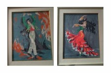 COPPIA  QUADRI A MEZZO PUNTO