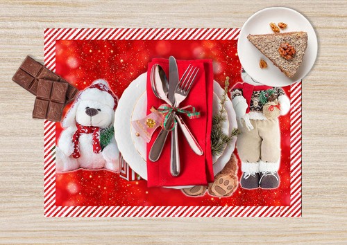 Tovagliette americane natale - americane,