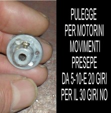  PULEGGIA PER  asse mm 4 PER