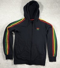 Felpa con cappuccio ADIDAS Performance Essentials RASTA Giamaica full zip uomo small