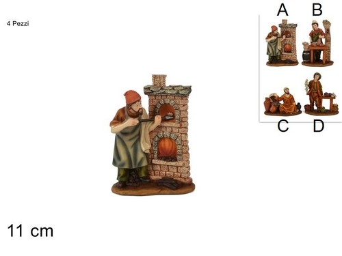 Pastori commercianti statuine