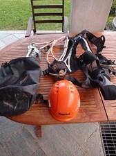 2x KIT anticaduta IMBRACATURA CORDINO CASCO SICUREZZA KAPRIOL