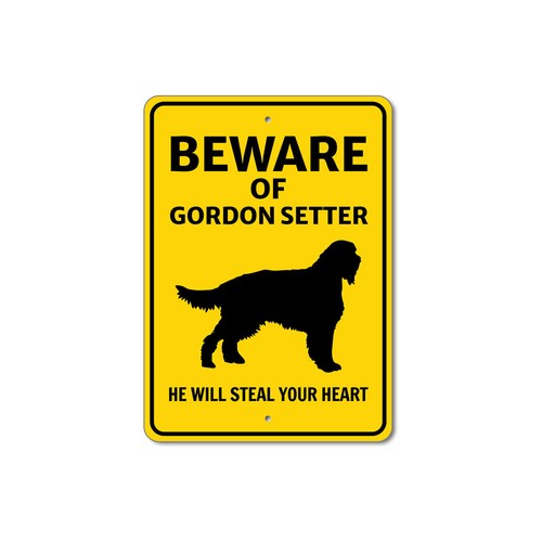 Insegna gordon setter cane - insegna,