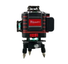 Milwaukee 360 Gradi 4 Lati 16 Linee Livella Laser Autolivellante Luce Verde Batt