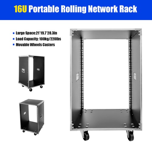 Rack mobile 16u telaio - 16u,