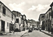 da1175 cartolina bisaccia corso romuleo provincia di avellino bella!