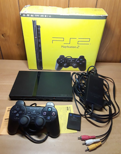 Console playstation ps2 slim - playstation,