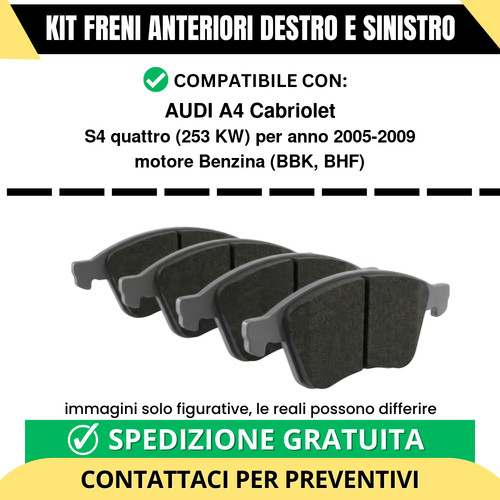 Pastiglie freno anteriori per - pastiglie,
