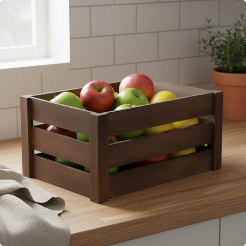 Cassa portaoggetti legno - cassa, in