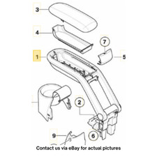 Bracciolo centrale Mini Cooper