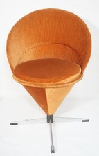 Poltrona design vintage Cone Chair Verner Panton design 1958 girevole sacchetto ghiaccio #2