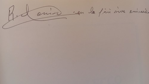 Autografo riccardo cassin - riccardo,