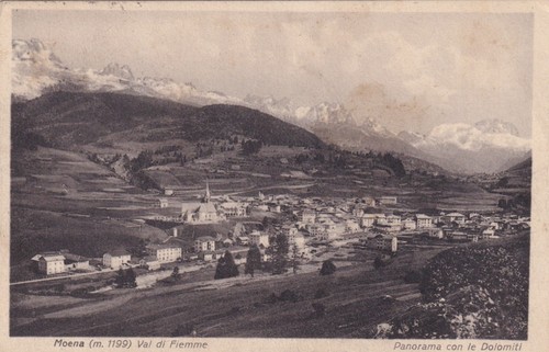 Cartolina trento moena - cartolina,