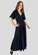 Maxi abito boho plissettato