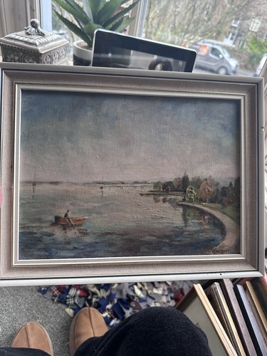 Dipinto olio vintage - , da